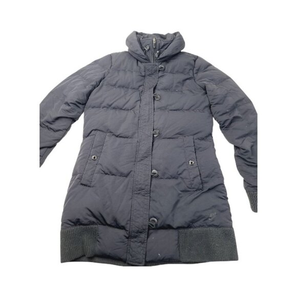 Nike Women's Black 550 Fill Power Goose Down Padded Snow Parka Jacket Size M - Picture 1 of 6